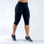 NCLAGEN Seamless Yoga Capri Pants Women Quick Dry Running Sportswear Outdoor Fitness Leggings Gym Clothes Workout Sports Tights