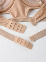stylish sexy bra T-shirt underton beautiful back half cup smooth and exposed waist slim waist big exposed back push up bra