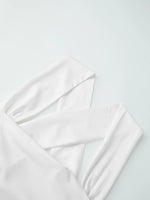 Women Square Neck White Tank Tops Ruched Design Sleeveless Solid Color Slim Fit Crop Tops Summer Vest Shirts