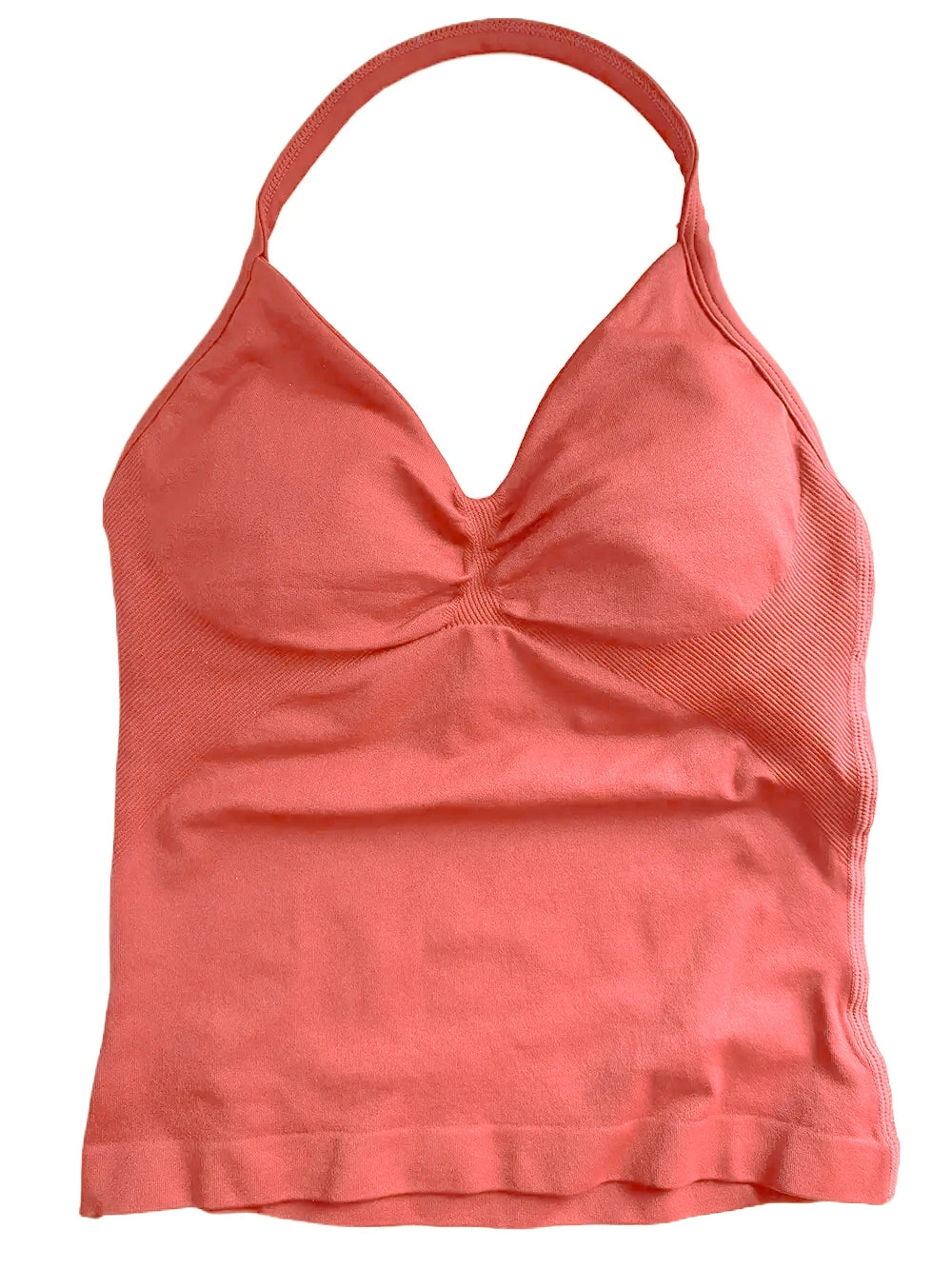 Longline Gym Top Women Clothes Sports Shirts Yoga Crop Top Vest Sports Bra Padded Halter Fitness Backless Workout Tank Top Woman