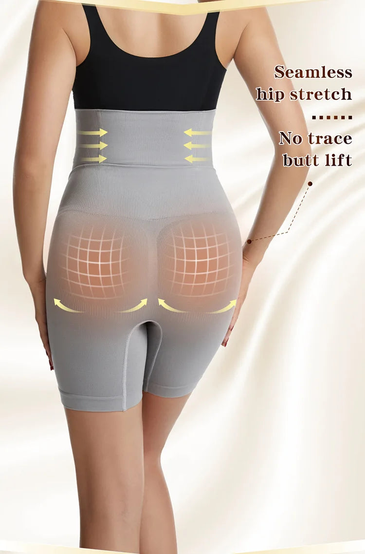 High Waist Trainer Panties Shapewear for Women Tummy Control Hip Butt Lifter Shorts Slimming Sheath Ladies Mid Thigh Body Shaper