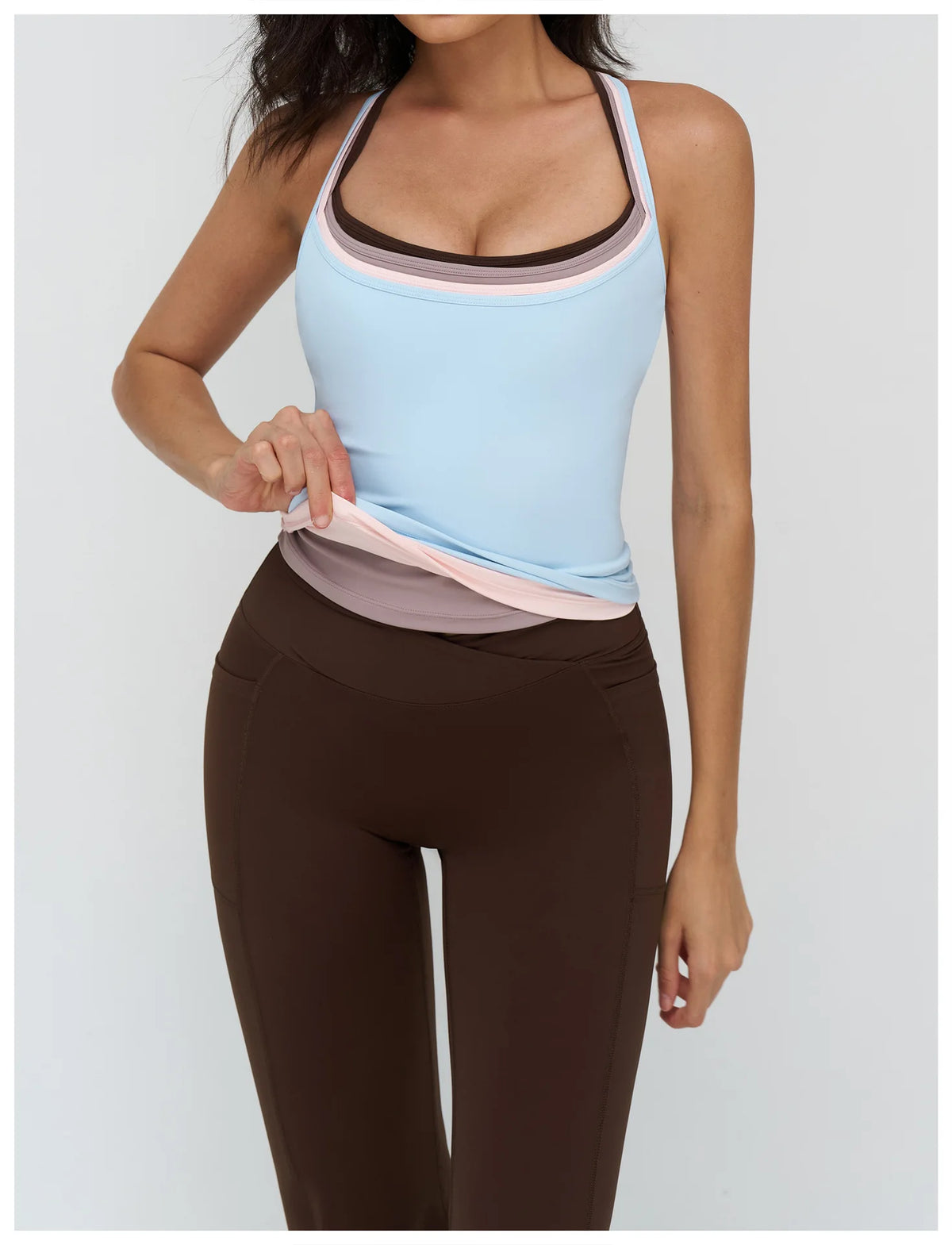 High Summer Fitness Bra Workout Top Gym Underwear Fitness Sports Bra Athletic Sport Bra Women Backless Push Up Gym Yoga Crop Top