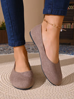 Women Flats Shoes Comfortable Knit Ballet Flat Shoes Women Casual Slip on Loafers Office Boat Sneakers Women Zapatos De Mujer