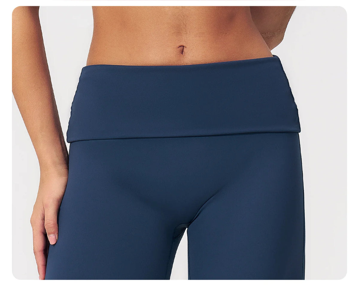Yoga Pants Women High Waist Fitness Sports Flared Trousers Gym Workout Jogging Wide Leg Pants Female Dance Sports Flared Pants