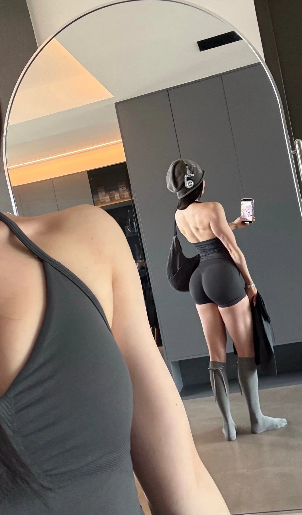 NO LOGO Women's Longline Strappy Backless Gym Top Scrunch Workout Open Back Bra Tank Top for Running Yoga Shirt