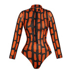 2026 Swimwear Women Long Sleeved Sun Protection One Piece Swimsuit For Female's Sports Bathers Swimming Bodysuit Beach купальни