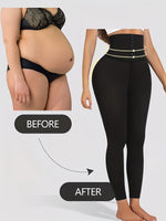 Womens High Waist Shaping Legging Tummy Control Butt Lifting Stretch Yoga Pant Training Sports Slimming Belly Plus Size Trousers