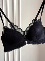 Summer Hot Sale! Front Closure Compression Bra for Small Bust - Sexy Lace Back Push Up Bralette, Lightweight Invisible Comfort