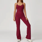 2-Piece Women's Fashion Yoga Set Beautiful Back Slimming Naked Comfort Set Outdoor Sports Running Fitness Leisure Set