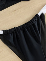2026 Solid Thong Brazilian Bikinis Swimwear Women SwimsuitBlack White Bikini Set Bathing Suit Female Summer Beach Wear Biquini