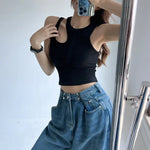 Women Crop Top Seamless Underwear Female Tank Tops Removable Pads Streetwear Beauty Back Padded Camisole Sexy Lingerie