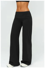 Yoga Pants Women High Waist Fitness Sports Flared Trousers Gym Workout Jogging Wide Leg Pants Female Dance Sports Flared Pants