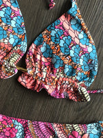 Sexy Bikini Floral Print Swimwear String Bikini Set Push Up Swimsuit Bikinis Women Biquini Beach Bathing Suit Women