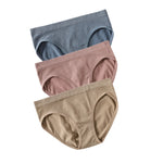 3Pcs/Set Seamless Classic Briefs Women Low Waist Panties Female Underpants Sexy Lingerie Sports Full Coverage Panty Underwear
