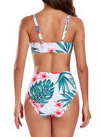 3 Pieces Strappy Bikinis 2026 Women Printed Swimsuit & Beach Dress Sexy High Waist Swimwear Female Bathing Swimming Swim Suit