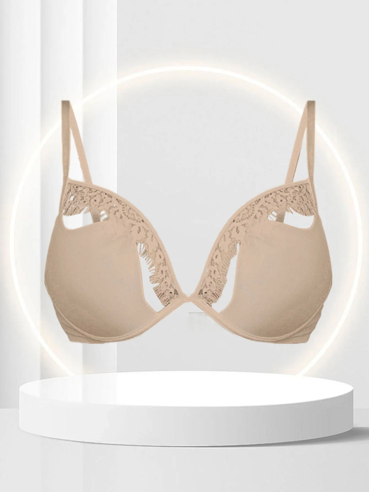 women's sexy lace push up bra underwire thick cup brassiere plain edgy super gather for small breasts