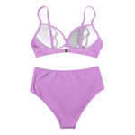 Push Up Bikini Leopard Swimsuit Women Sexy Solid Swimwear Female Floral Bathing Suit Ruched Beachwear XL High Waist Bikini 2026