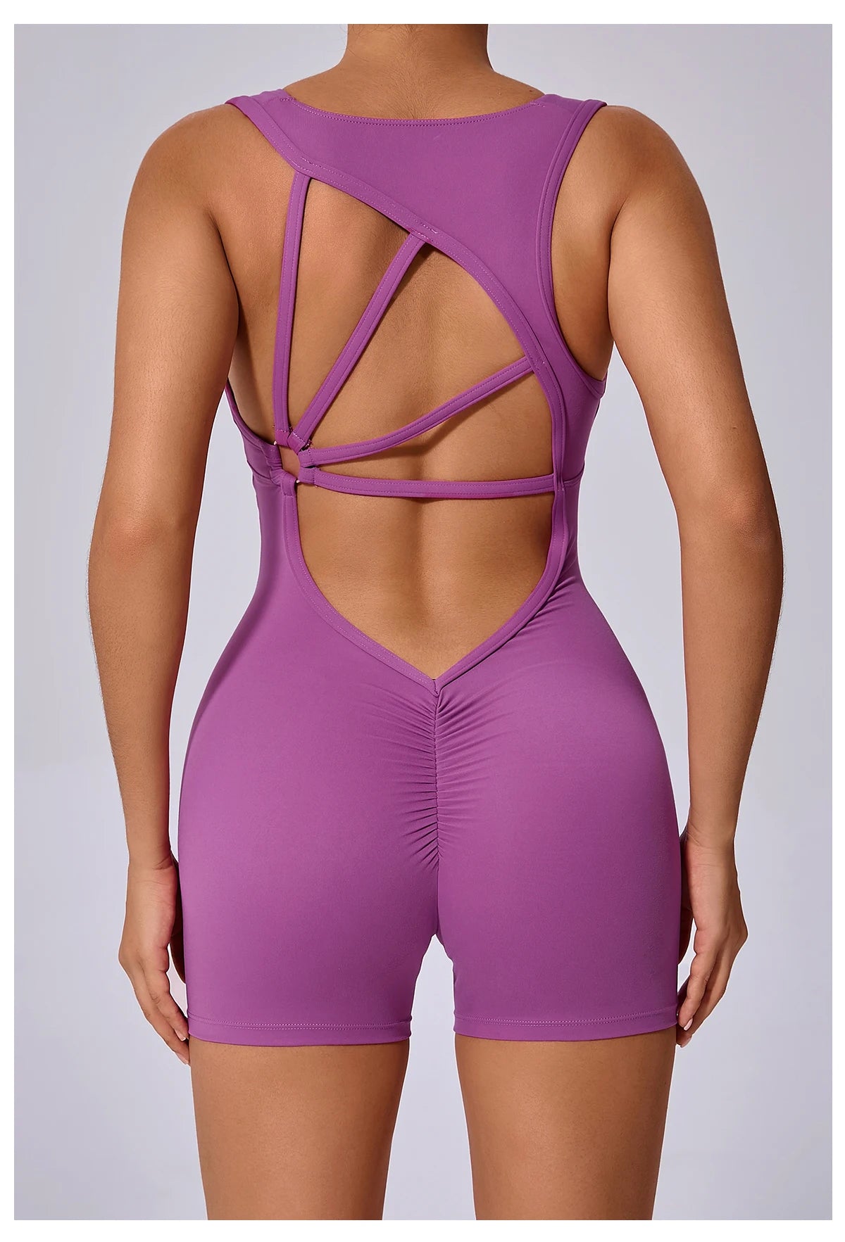 Padded Jumpsuit Sport Women Yoga Bodysuit Fitness Wear Gym Sportswear High Elastic Workout Running Clothes