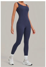 Women's Seamless Yoga Jumpsuits Fitness Sports Hip-lifting Beauty Back Sleeveless One-Piece Training Workout Running Bodysuits