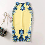 Spring Summer Women Y2K High Waist Midi Pencil Chiffon Skirts Slim Bodycon Vintage Hip Raise Korean Fashion Clothes UOV5