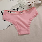3Pcs Women Cotton Panties Seamless Hollow Sexy Design Unique Low Waist Women Panty Breathable Girl Underwear Soft Lingerie S-XL
