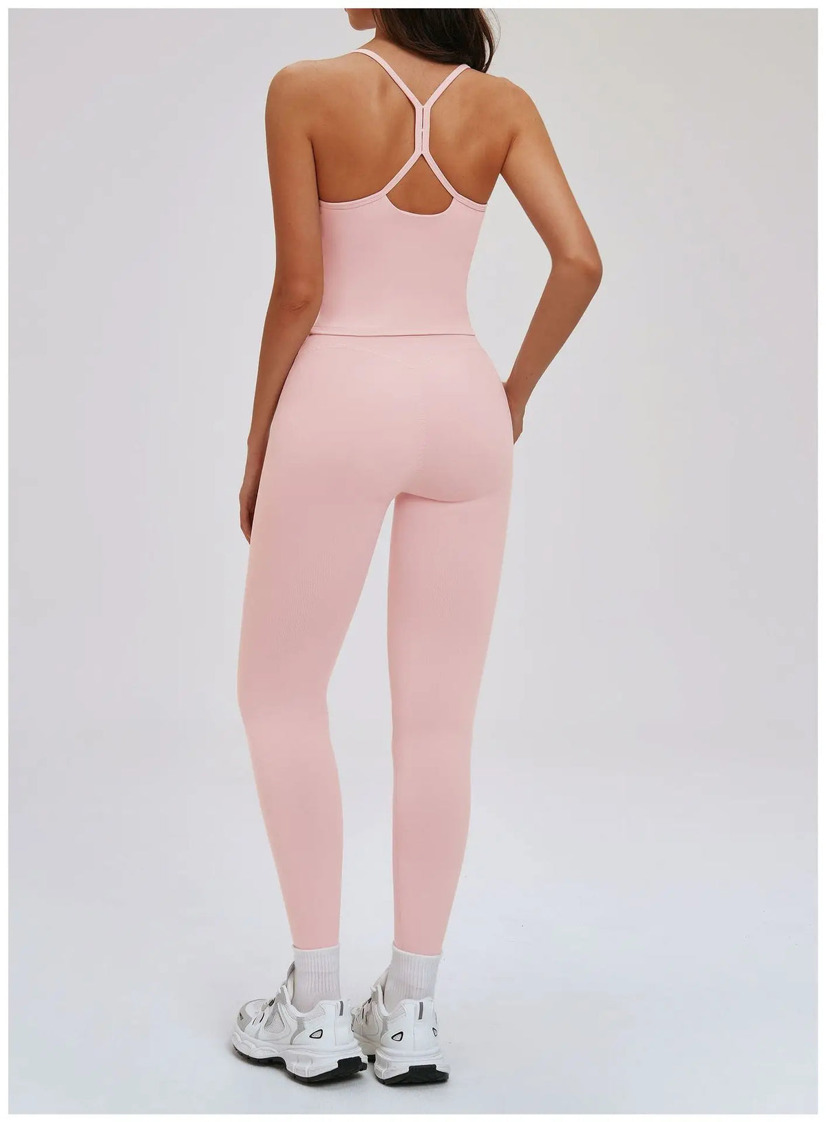 Yoga Short Sets Women Shockproof Slim Back Cross Sports Vest High Waist Leggings Fitness Suit Outdoor Gym Running Set Tracksuit