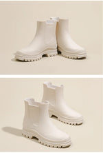 Rain Boots Women Garden Galoshes Waterproof Rubber Chelsea Boot Female Non-slip Rainshoes Fishing Water Shoes Botas Lluvia Mujer