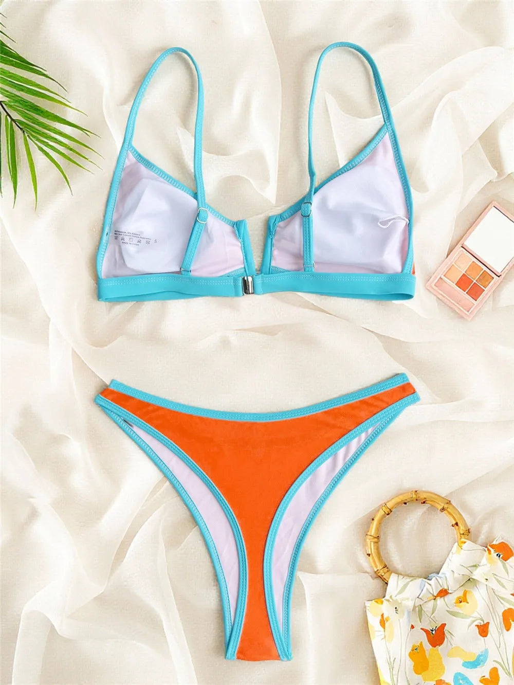 Sexy Black Bikinis Sets Pink Edge Swimwear V Neck Swimsuit Woman 2026 Micro Thong High Cut Bathing Suit Bikinis De Mujer Biquini