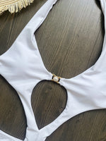 Sexy Halter Backless Female Swimwear One Piece Swimsuit Women 2025 Monokini Sexy High Leg Cut Bathing Suit Swim Lady Beach Wear