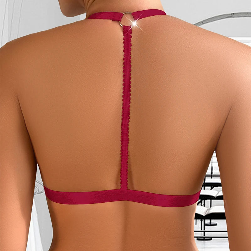 1pcs Fashion Style Women's Bras No Pad Wire Free 3/4 Cup Sexy Brassiere Backless Sexy Lingerie No Adjustable Female Underwear