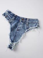 2026 Summer Women's Hot Mini Jean Shorts Low Rise Sexy Denim Shorts Beach Club Party Daily Wear