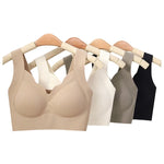 Push Up Bras For Women Seamless Underwear Breathable No Steel Ring Support Fitness Underwear With Pads Sexy Lingerie M-XXL