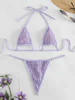 Shiny PU Bikini 2025 Extreme Mini Micro Thong Bikinis Female Swimsuit Women Swimwear Two-pieces Bikini Set Bathing Suit Swim