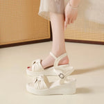 Women Summer Platform Sandals New Open Toe Chunky High Heel Ladies Shoes Casual Flat Bottom Sandalias Femininas