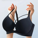 Large Size Seamless Lingerie for Women Thin and Sexy Bra Comfortable Top Up Push-upAnti Sagging Sports Breast Collection Bras
