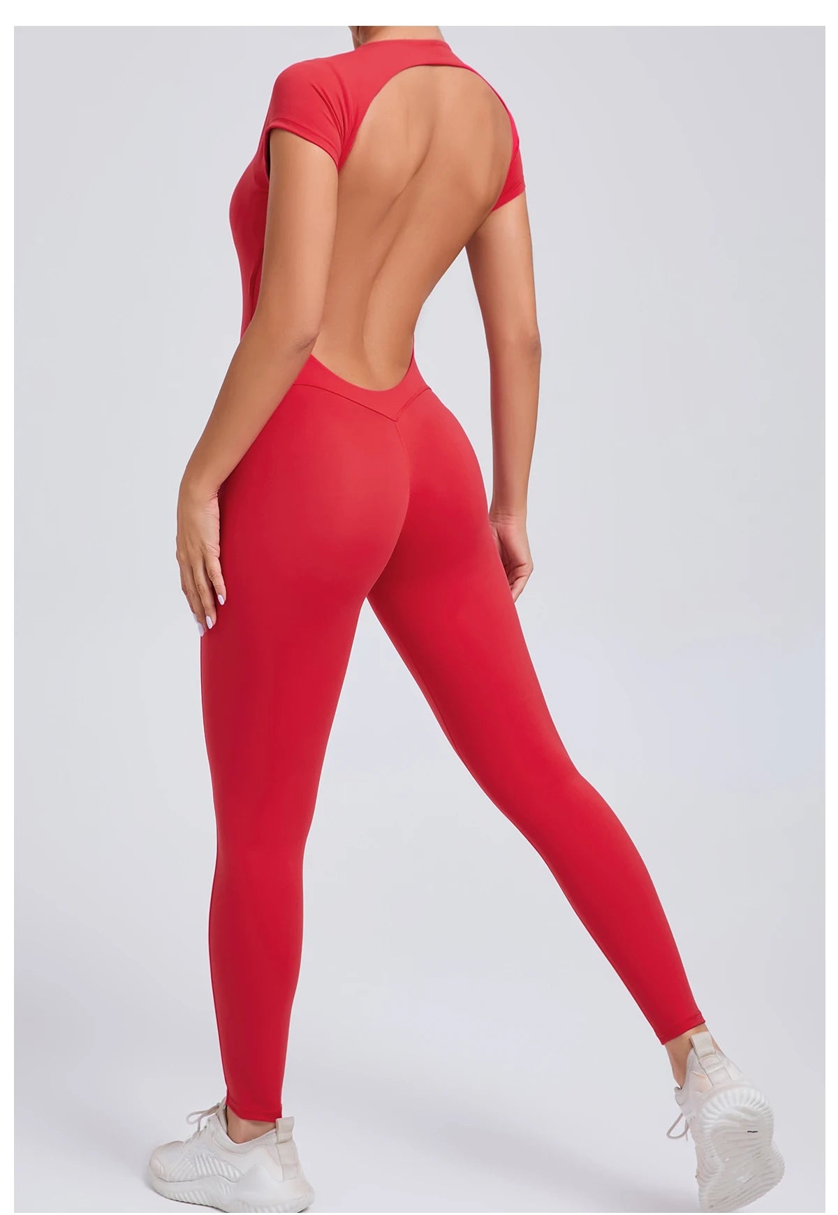 One-piece Yoga Padded Backless Suit Female Rompers Quick Dry Yoga Clothing Workout Bodysuits Scrunch Sports Jumpsuit Women
