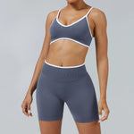 2PCS Yoga Suit Seamless Sports Set Gym Outfits Women Tracksuit Running Workout Clothes Sports Bra Athletic Wear Yoga Clothing