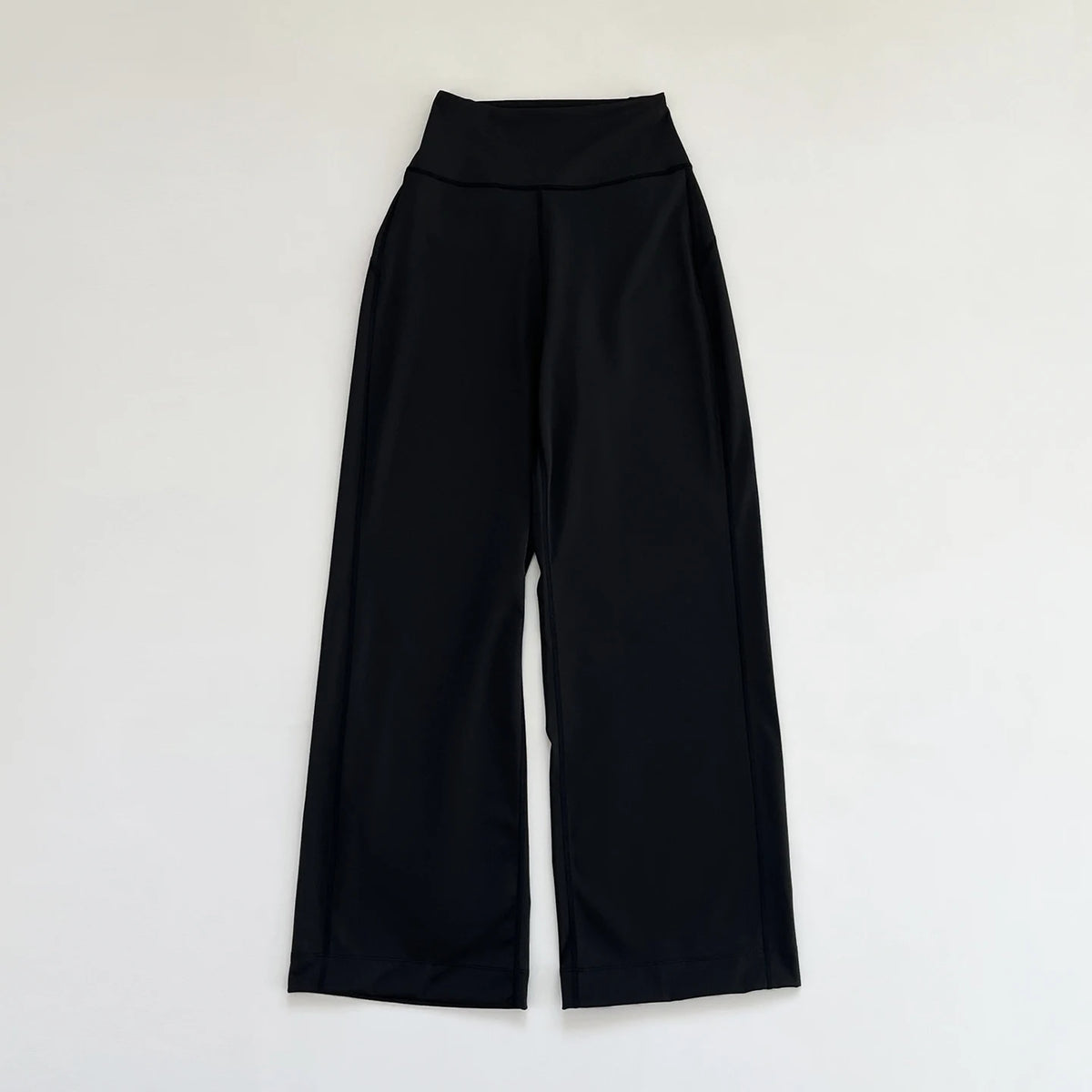 Autumn High Waisted Wide Leg Pants Sweat Absorbing Breathable Sports Fitness Leisure Yoga Pants Loose Floor Pants for Women