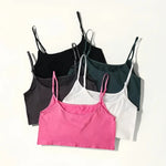 Women Top Female Crop Top Sexy Bralette Top Tee Streetwear Basic Tank Camis Adjustable Strap Seamless Underwear