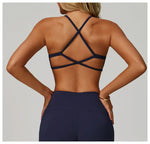 Hearuisavy Breathable Sports Bra Women Quick Drying ShockProof Gym Workout Top Casual Yoga Clothing Push Up Running Fitness Bras