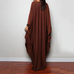 Greek Goddess Long Dress Batwing Sleeve Tunic Beach Cover Up Cover-ups Beach Dress Beach Wear Beachwear Kaftan Maxi Dress V4427