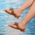 2026 Summer New Elegant Flip Flops Flat Slippers Women's Sandals