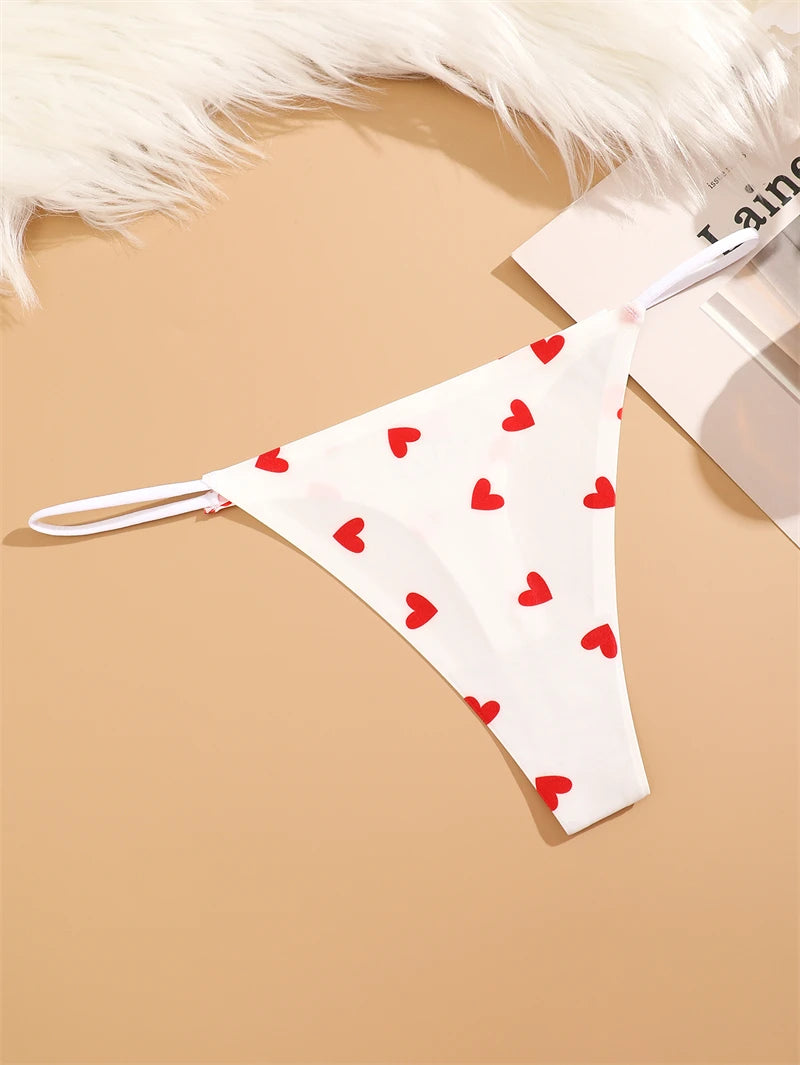 7PCS Women Seamless Leopard Butterfly Panties Sexy Ultra-thin Briefs Female Ice Silk No Trace Underwear Low Rise Soft Lingerie