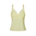 Women Lace Trim Vest Spaghetti Strap V-neck Corset Tank Tops Daily Casual Party Club Retro Elegant Camisole Shirts Summer