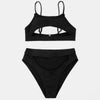 ZTVitality Black Hollow Out Sexy Women Swimsuit 2024 New Bikini Padded Bra High Waist Summer Beach Swimwear Brazilian Biquini