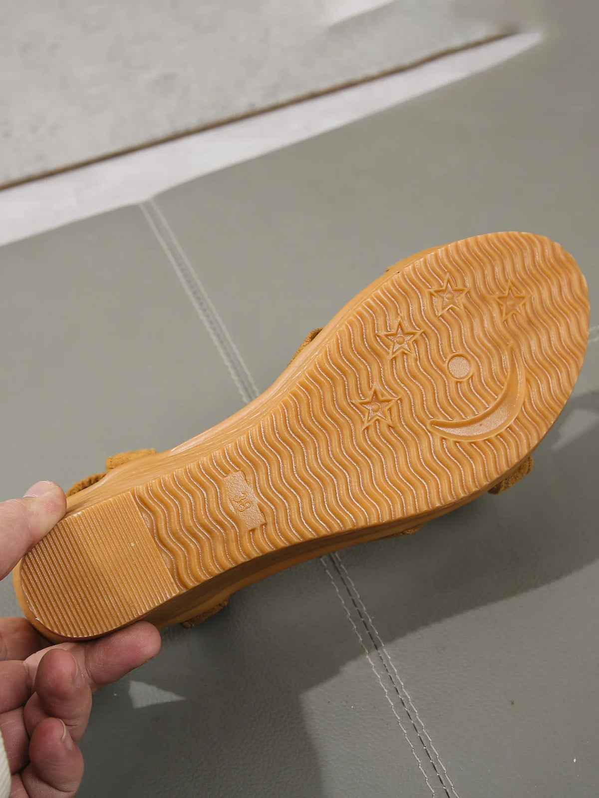 Wedge Sandals for Women Summer Comfortable Non Slip Beach Shoes Woman PU Leather Platform Roman Sandalias Mujer