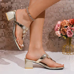 HOVINGE Summer Shoes Elegant Open Toe Summer Slides Female Outdoor Shoes High Quality Ladies Fashion Sandals Evening Flip Flop