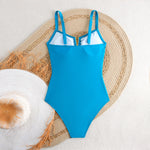 2026 V Neck Pleated Swimsuits Female Swimwear One Piece Swimsuit Women High Cut Bather Bathing Suit Swim Beachwear Slim Bodysuit