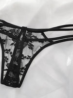 5PCS Women's Sexy And Fun Hollow Lace Underwear Easy to Wash And Dry, Traceless Antibacterial Underwear C830