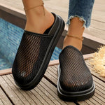 Flat Bottom Sandals Women's Summer NewOutdoor Beach Holiday Slippers Soft Sole round Head